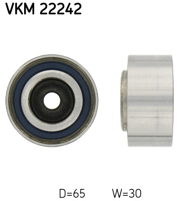 Deflection/Guide Pulley, timing belt - VKM 22242 SKF
